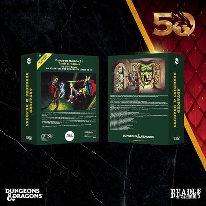 D&D Beadle & Grimm's Classic Module Collection Tomb of Horrors Dice & Accessories Set
