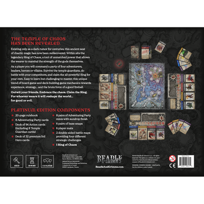 Dungeons & Dragons Beadle & Grimm's Ring of Chaos Platinum Edition Board Game