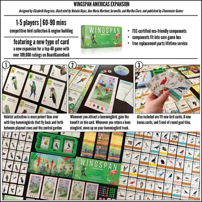 Stonemaier Games Wingspan: Americas Board Game