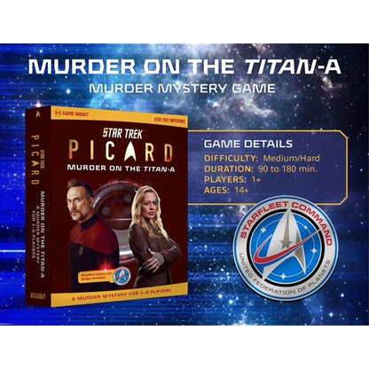 Dungeons & Dragons Beadle & Grimm's Star Trek: Picard Murder on the Titan A Mystery Game Board Game