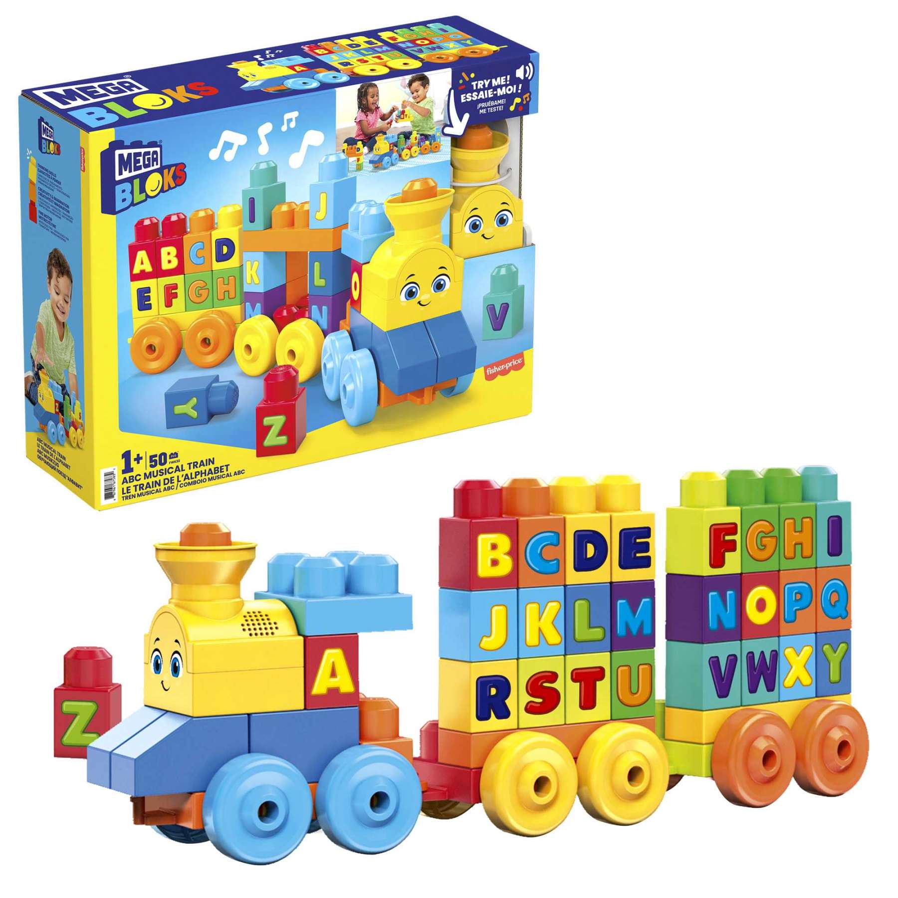 Mega Blocks Mb Abc Musical Train Toy – SuperGamers