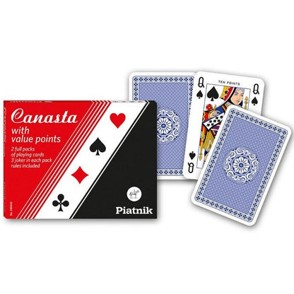 Canasta Cards Piatnik Dbl Deck Playing Cards Board Game