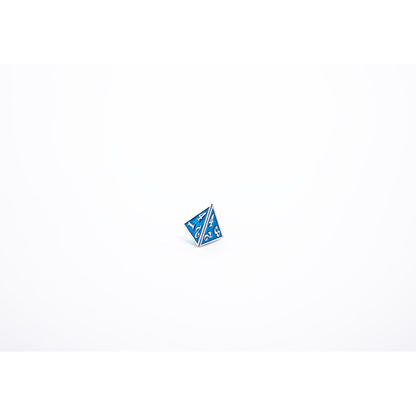 LPG Dice RPG Set Serif Blue/Silver