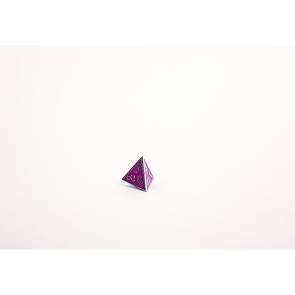 LPG Dice RPG Set Serif Purple/Silver
