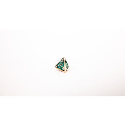 LPG Dice RPG Set Draco Dark Green/Brass