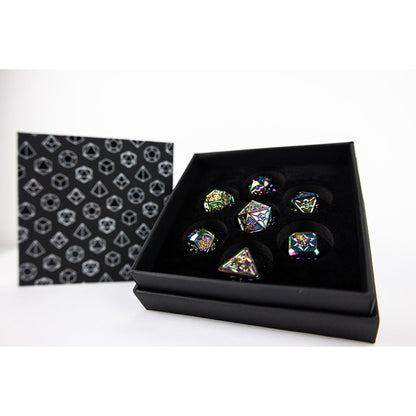 LPG Dice RPG Set Leadlight Dazzle Dark