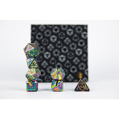 LPG Dice RPG Set Leadlight Dazzle Dark