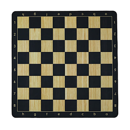 LPG Classics Club Chess Set Black Woodgrain Board Game