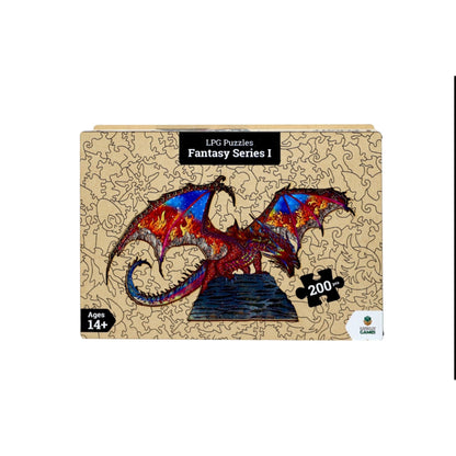 LPG Puzzles Wooden Fantasy Puzzle Dragon Flight