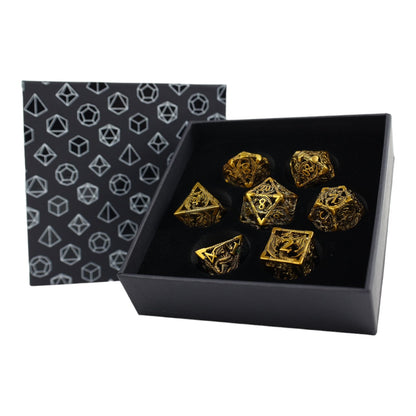 LPG Dice RPG Set Hollow Dragon Ancient Bronze