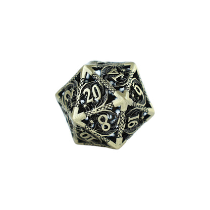 LPG Dice RPG Set Hollow Dragon Tarnished Gold