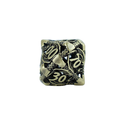 LPG Dice RPG Set Hollow Dragon Tarnished Gold