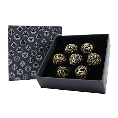 LPG Dice RPG Set Hollow Vines Tarnished Gold