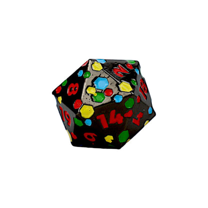LPG Dice RPG Set Inscripted Hex Neon