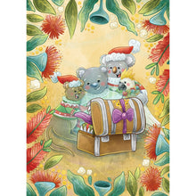 LPG Retail 5x5 Greeting Cards Display Stray Leaves: Aussie Christmas