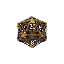 LPG Dice Scaled Eye Dice Set Gold/Red