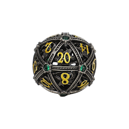 LPG Dice Hoard Guardian Dice Set Steel/Green