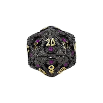 LPG Dice Dragon Eye Dice Set Black/Gold