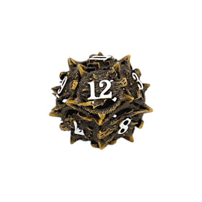 LPG Dice Dragon Rage Dice Set Ancient Bronze