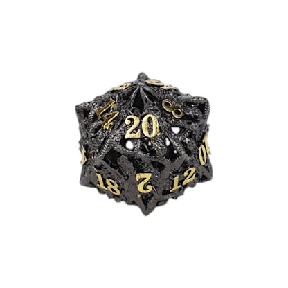 LPG Dice Dragon Rage Dice Set Black/Gold