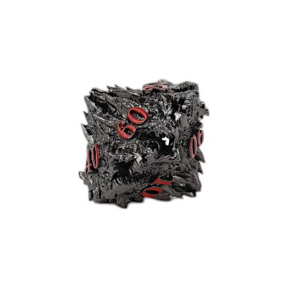 LPG Dice Dragon Rage Dice Set Black/Red