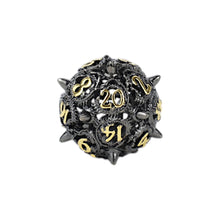 LPG Dice Xeno Hollow Dice Set Black/Gold