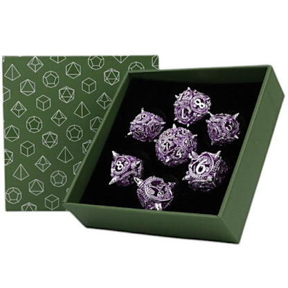 LPG Dice Xeno Hollow Dice Set Purple