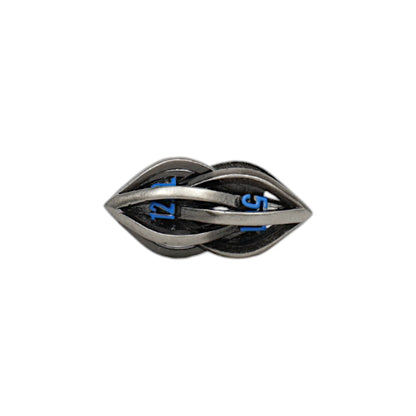 LPG Dice Elliptic Hollow Dice Set Blue