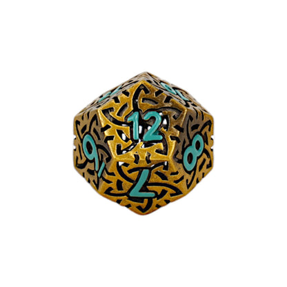 LPG Dice Celtic Hollow Dice Set Summer