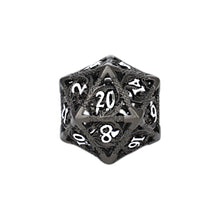LPG Dice Dragon Hollow Dice Set Metal/Black