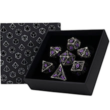 LPG Dice Dragon Hollow Dice Set Metal/Purple