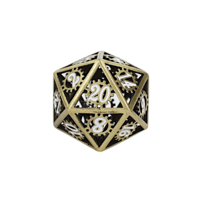 LPG Dice Clockwork Sun Dice Set Tarnished Gold