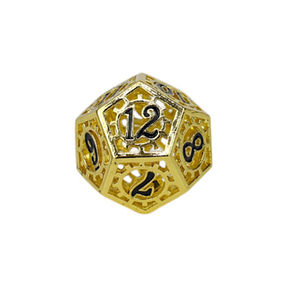 LPG Dice Clockwork Sun Dice Set Black/Gold