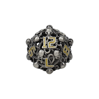 LPG Dice Tentacular Dice Set Chrome/Gold