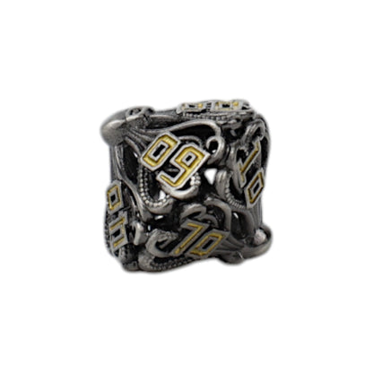 LPG Dice Tentacular Dice Set Chrome/Gold