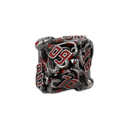 LPG Dice Tentacular Dice Set Bloodied Metal