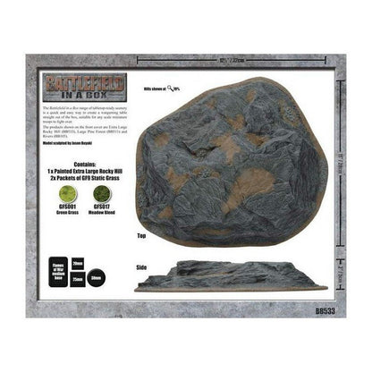Battlefield in a Box: Essentials Extra Large Rocky Hill