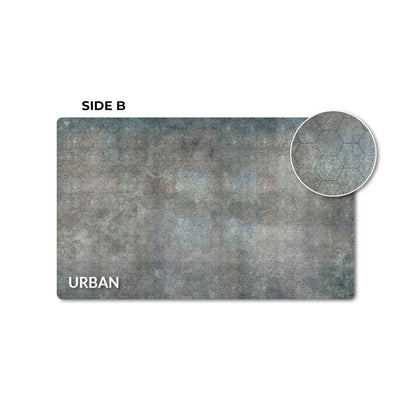 Hextech Terrain: Gaming Mat Arid/Urban