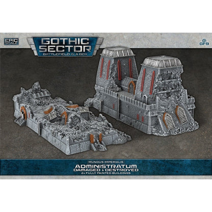 Battlefield in a Box: Gothic Sector Mundus Imperialis: Administratum Damaged & Destroyed
