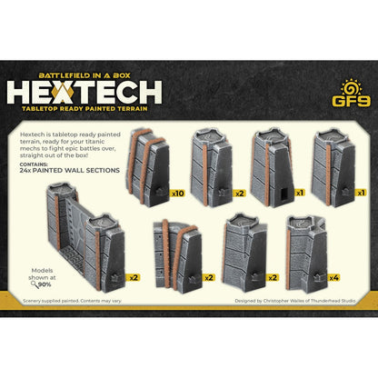 Hextech Terrain: Trinity City Fortress Walls