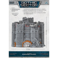 Battlefield in a Box: Gothic Sector Mundus Imperialis: Civil Defense Bastion Damaged