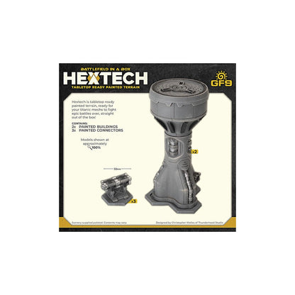 Hextech Terrain: Industrial Fluidworks Pressure Tower
