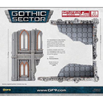 Battlefield in a Box: Gothic Sector Castograd Warehouse Big Ruins