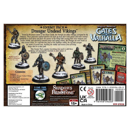 Shadows of Brimstone Draugar Undead Vikings Enemy Pack Board Game