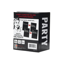If You Had To Party Game Board Game