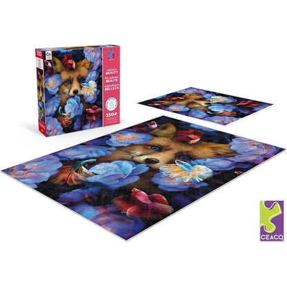 Puzzle Nature's Beauty Fox & Fish 550