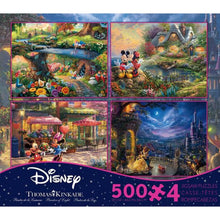 Puzzle Kinkade Disney 500Pc 4-In-1 #5