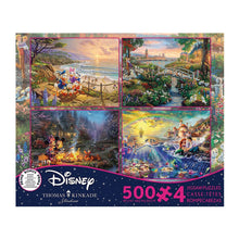 Puzzle Kinkade Disney 500Pc 4In1 #10