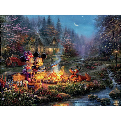 Puzzle Kinkade Disney 500Pc 4In1 #10