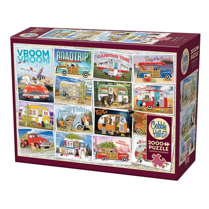 Cobble Hill 1000 Piece Puzzle - Vroom Vroom 2000Pc